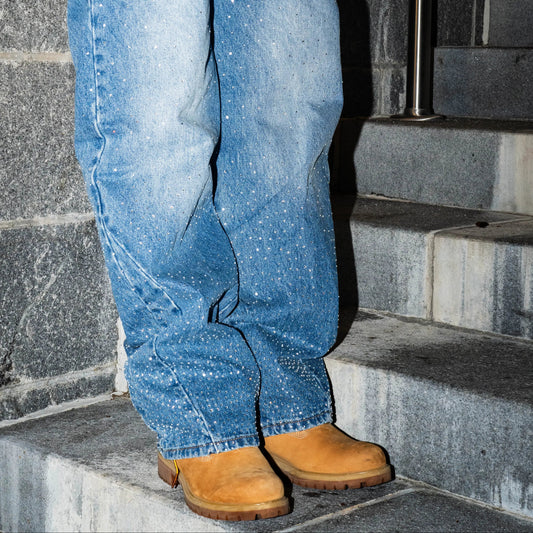Rhinestone Denim (Blue) Khaotic