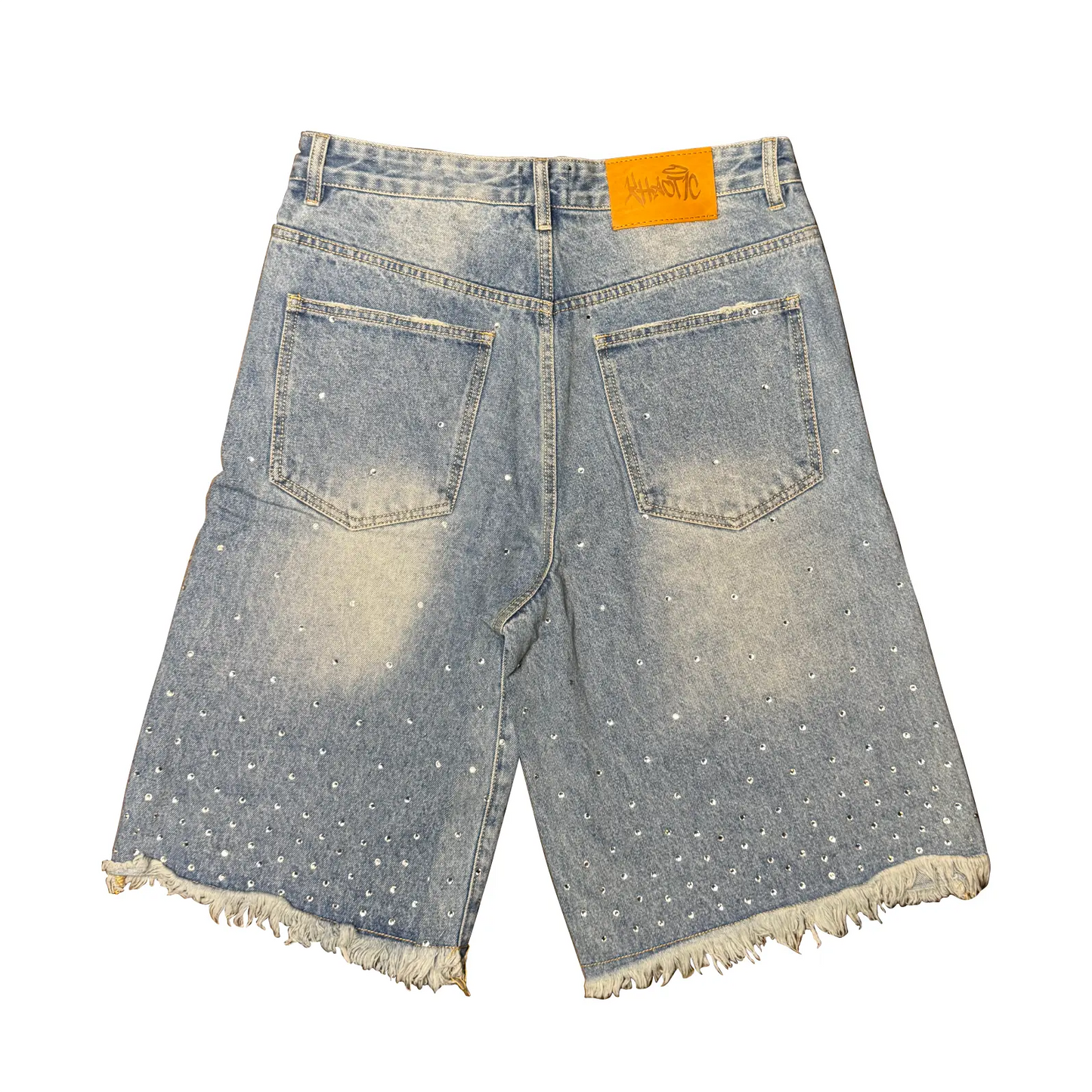 Rhinestone Jorts Khaotic