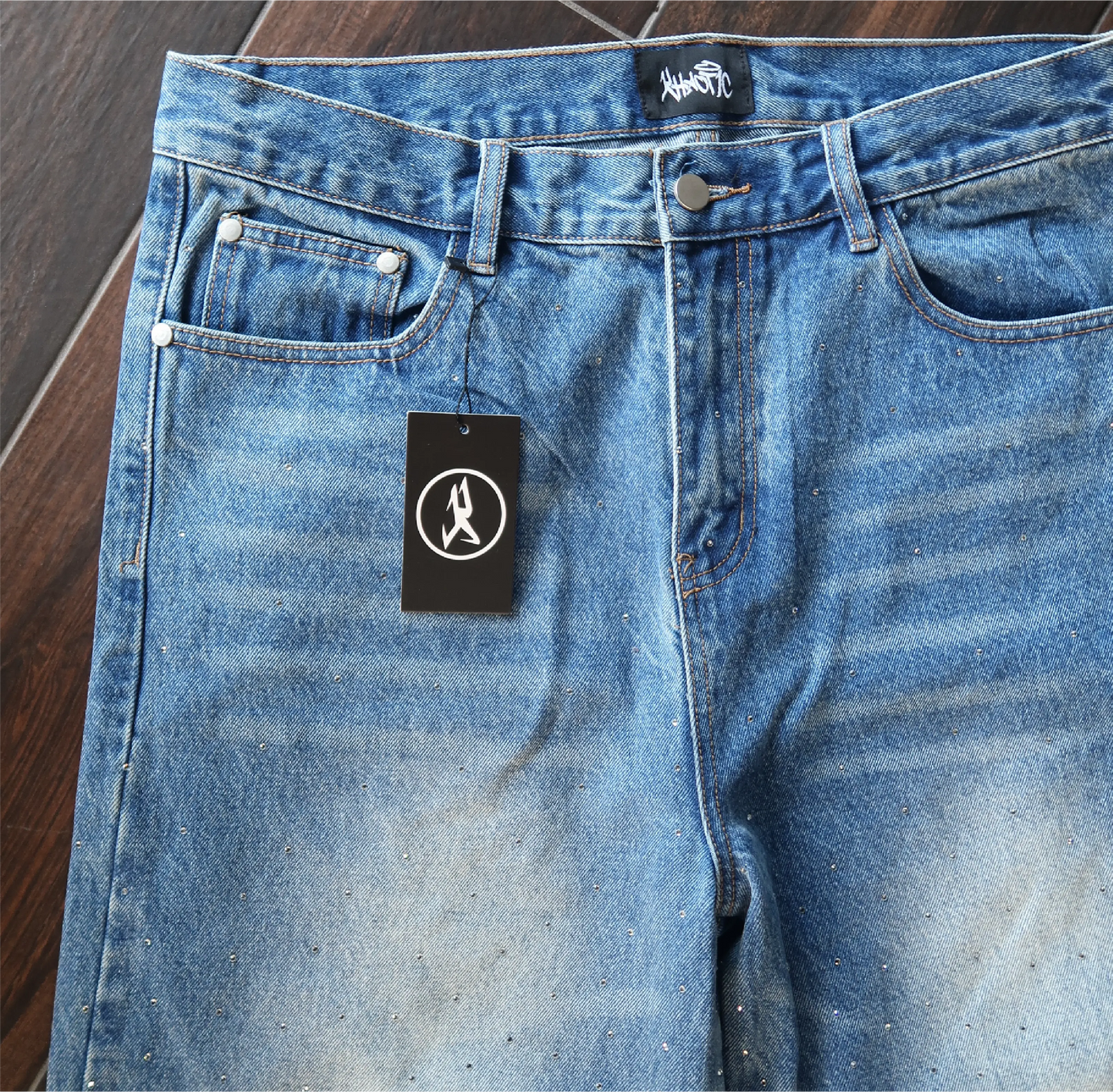 Rhinestone Denim (Blue) Khaotic