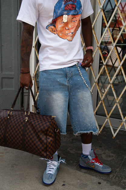 Rhinestone Jorts