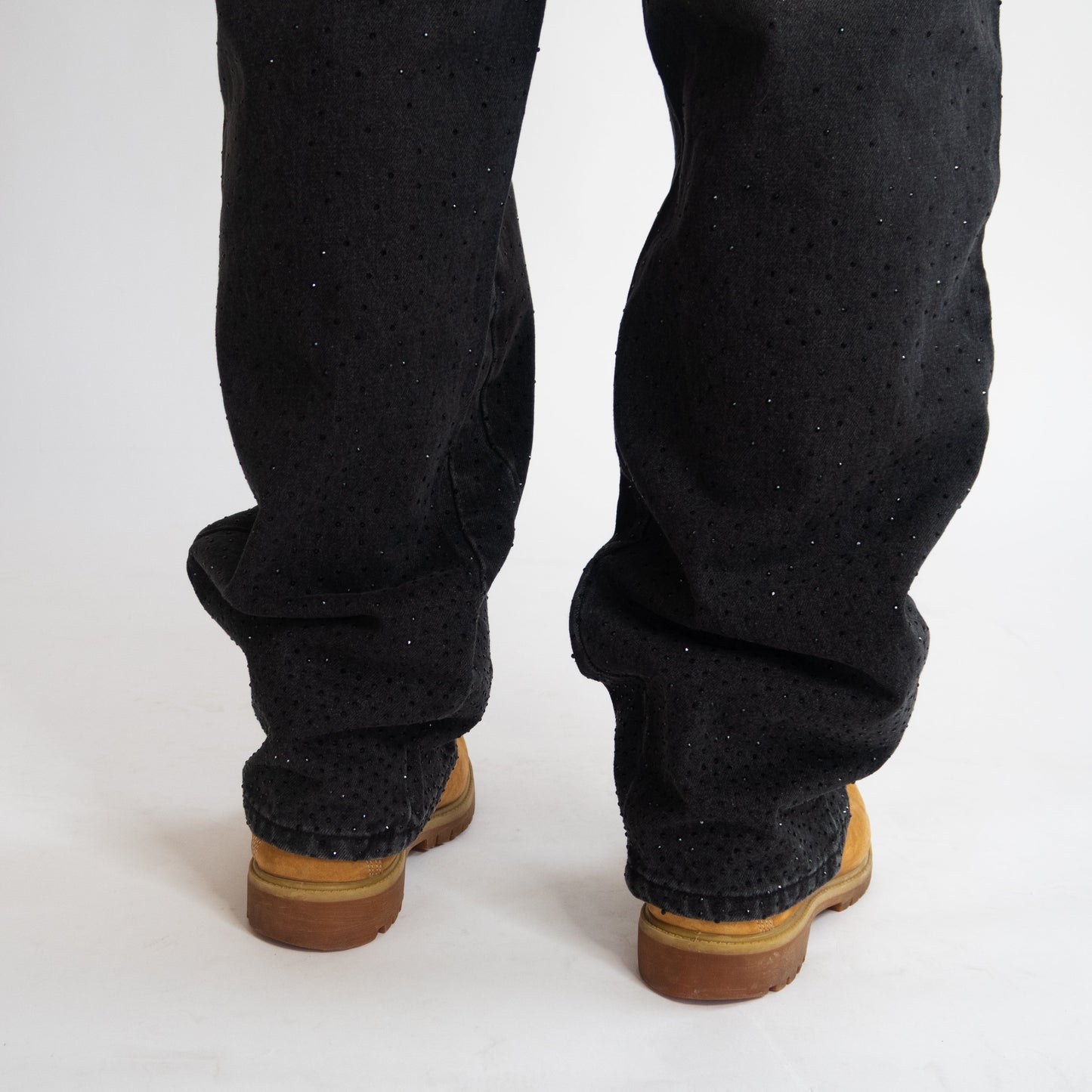 Rhinestone Denim (Black)