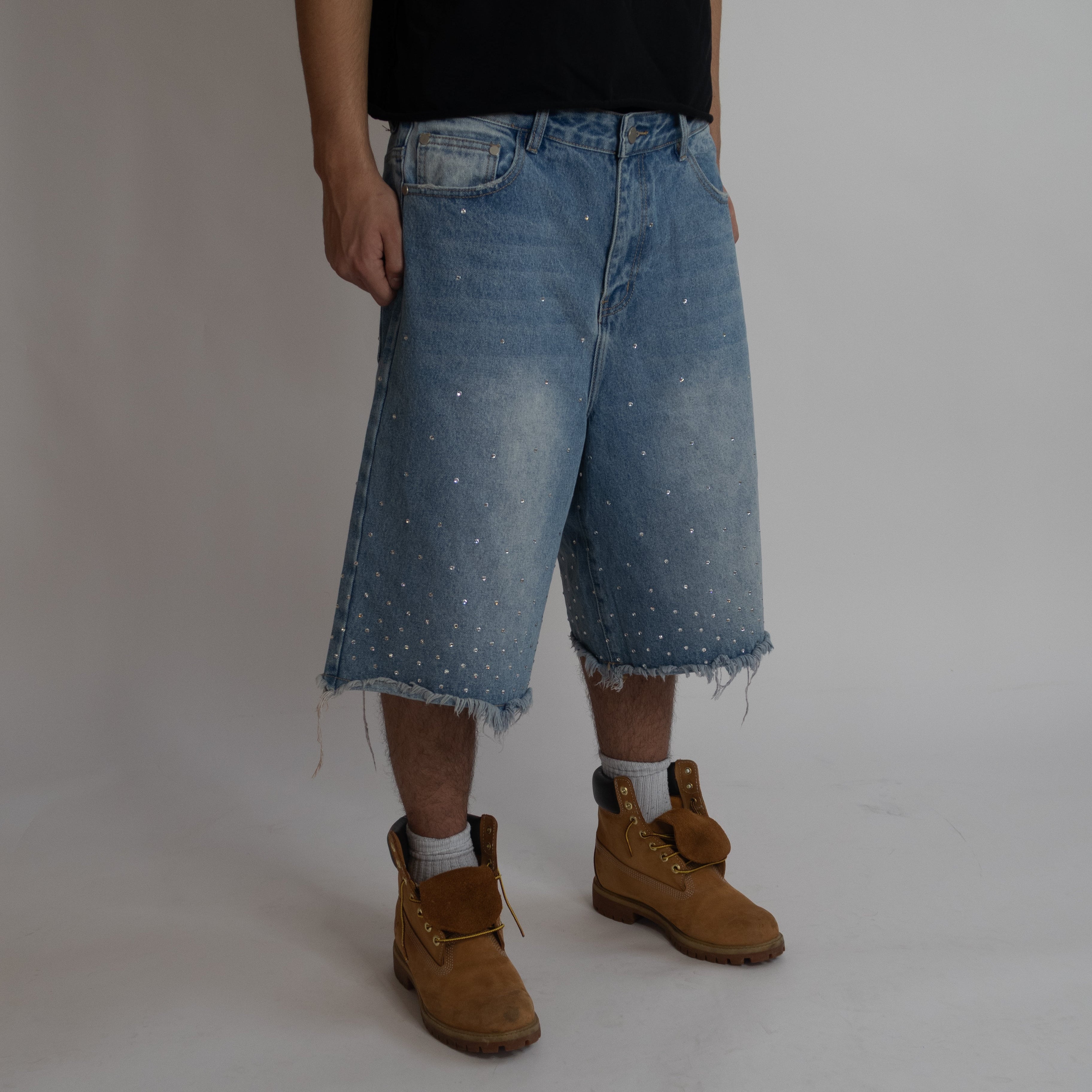Rhinestone Jorts 50% OFF