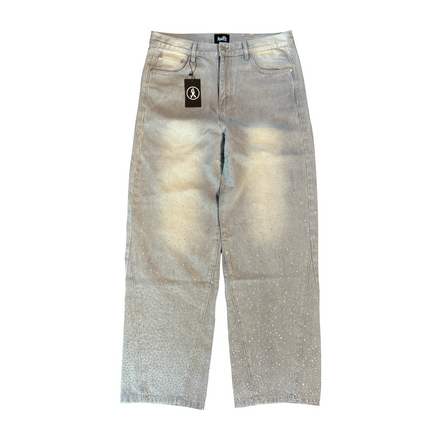 Rhinestone Denim (Grey) Khaotic