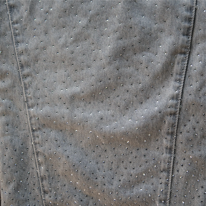 Rhinestone Denim (Grey) Khaotic